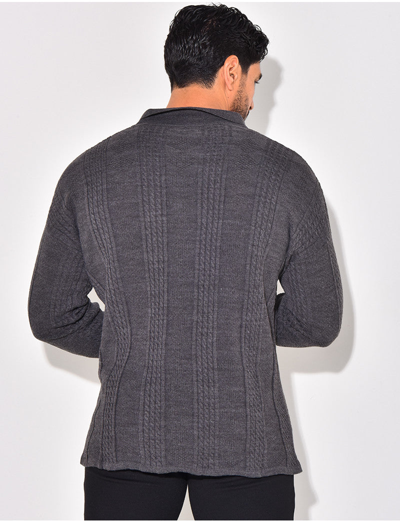 Gilet fin à motifs