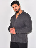 Gilet fin à motifs