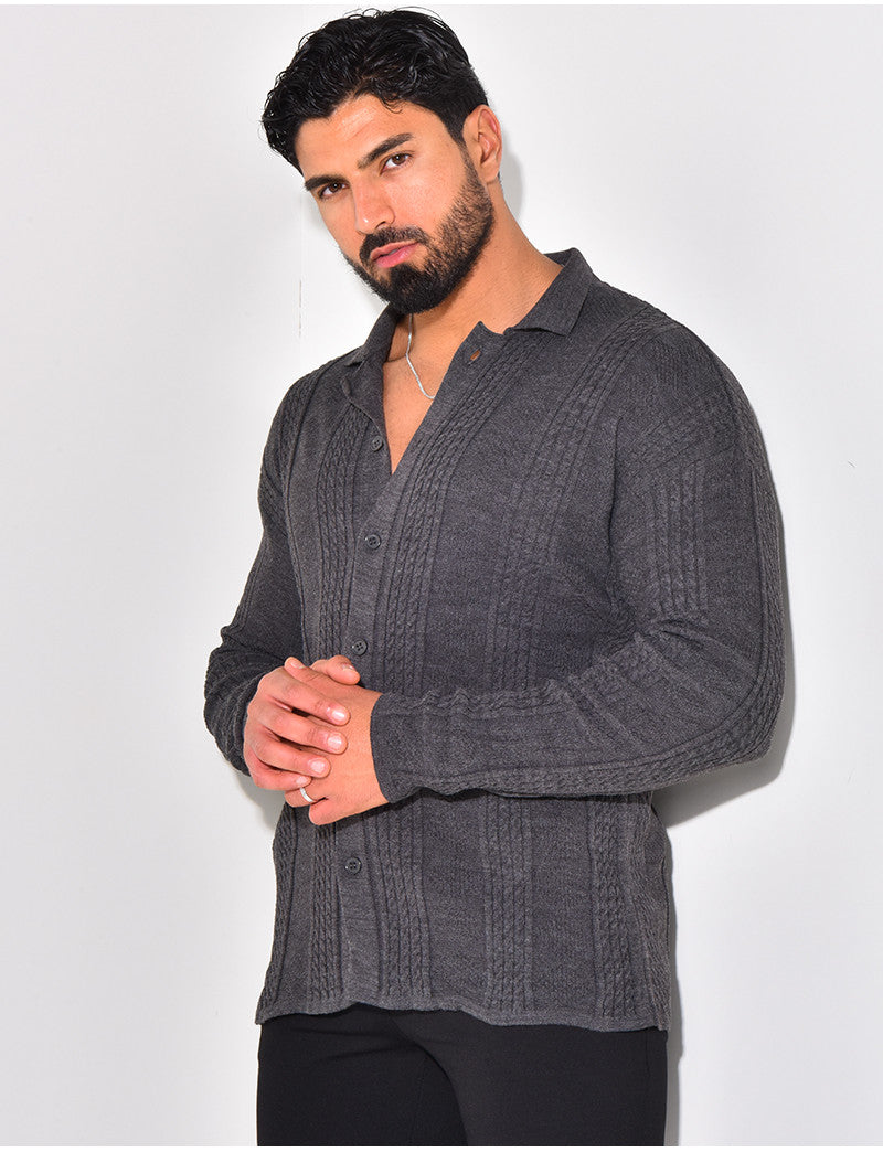 Gilet fin à motifs