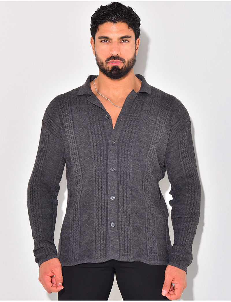 Gilet fin à motifs