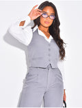 Gilet de costume sans manche