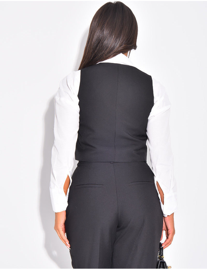 Gilet de costume sans manche
