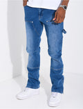 Jeans à fermeture éclaire aux chevilles