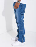 Jeans à fermeture éclaire aux chevilles