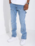 Jeans à fermeture éclaire aux chevilles