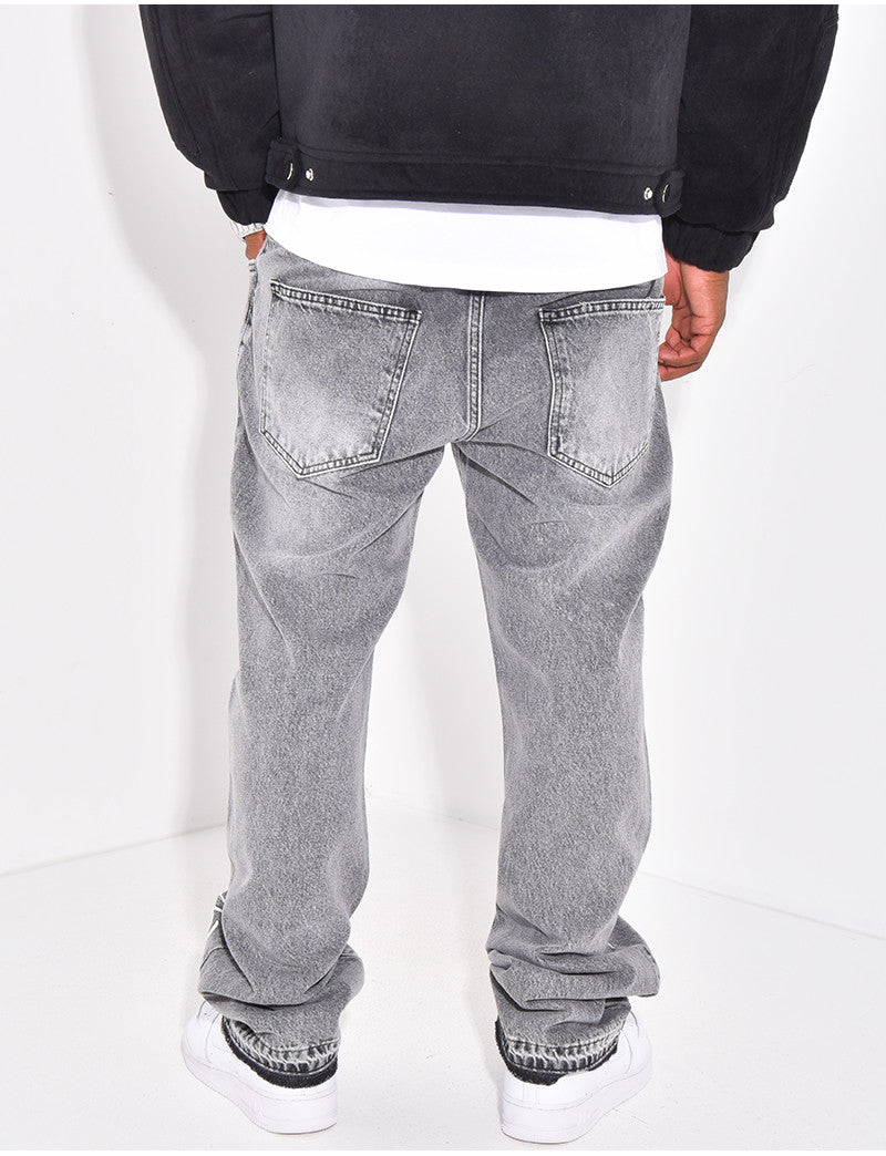 Jeans à fleurs