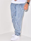 Jeans à franges