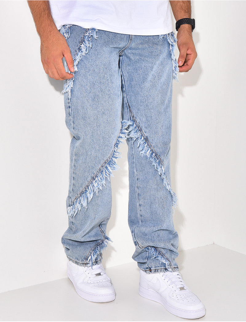 Jeans à franges