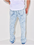 Jeans à motifs coupe large