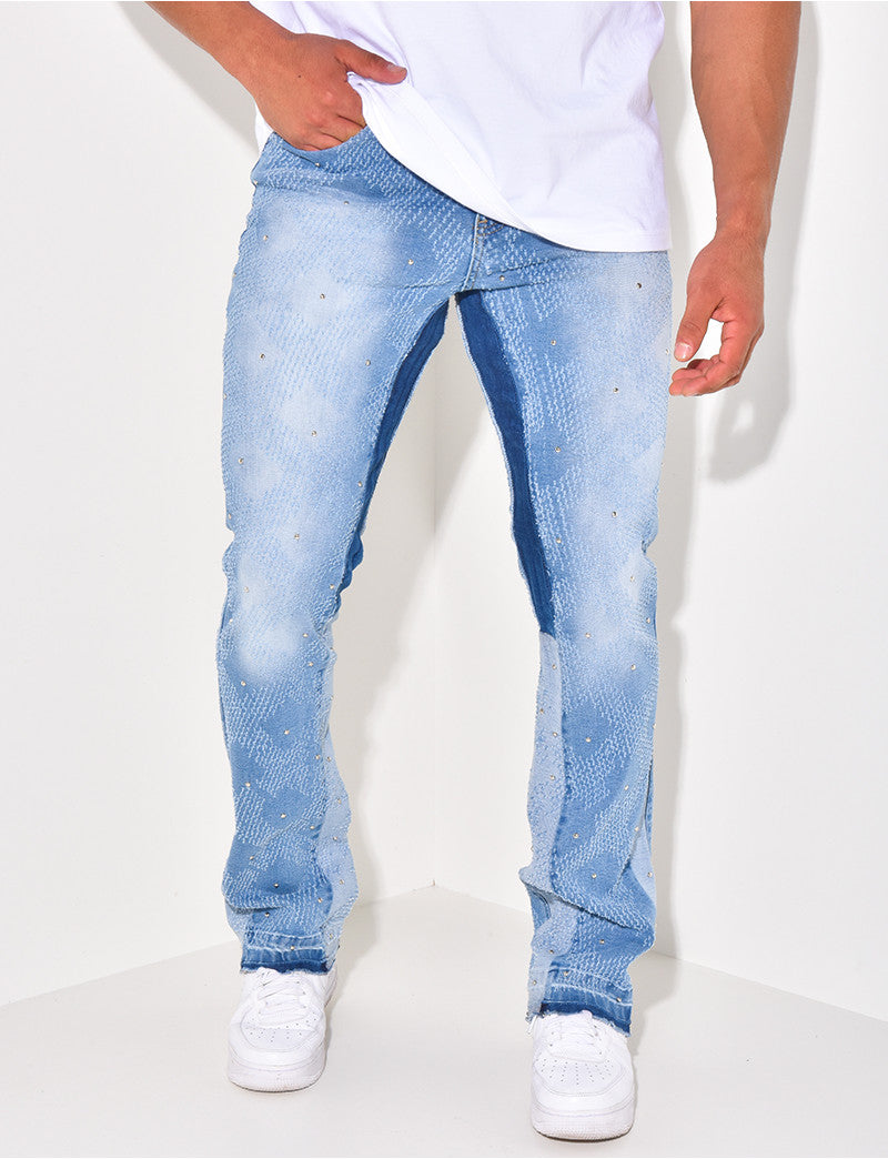 Jeans à perles