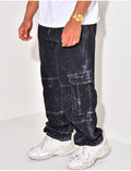 Jeans à poches effet tâché