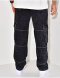 Jeans à poches effet tâché