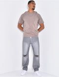 Jeans à strass homme