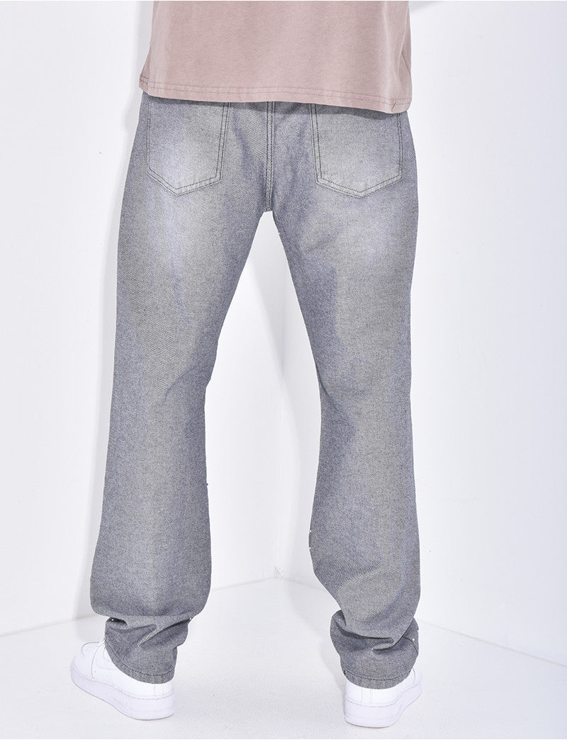 Jeans à strass homme