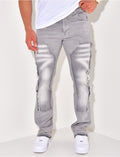 Jeans à tâches de peinture