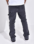 Jeans à tâches de peinture