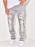 Jeans à tâches de peinture