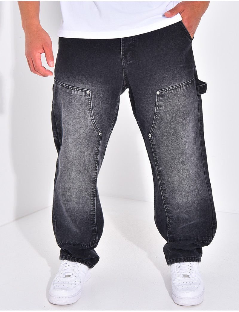 Jeans cargo à poches