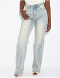 TALL  Jeans coupe droite taille haute stretchy extra long