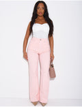 Jeans coupe droite taille haute stretchy