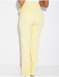 Jeans coupe droite taille haute stretchy