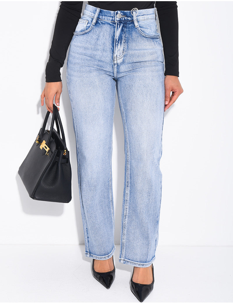 Jeans coupe droite
