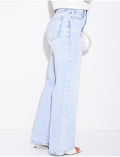 Jeans bleu clair coupe droite