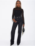 TALL  Jeans coupe droite taille haute stretchy extra long
