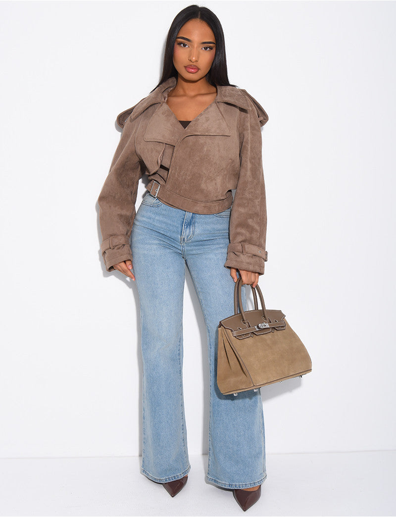 Jeans bootcut stretch délavé