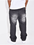 Jeans destroy avec tâches de peintures