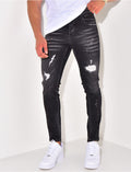 Jeans destroy délavé