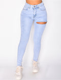 Jeans skinny destroy ultra stretchy