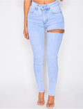 Jeans skinny destroy ultra stretchy