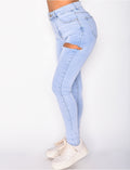 Jeans skinny destroy ultra stretchy