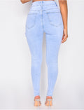 Jeans skinny destroy ultra stretchy
