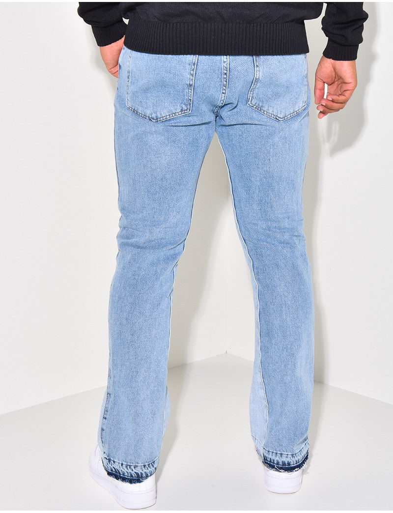 Jeans Flare Bleu