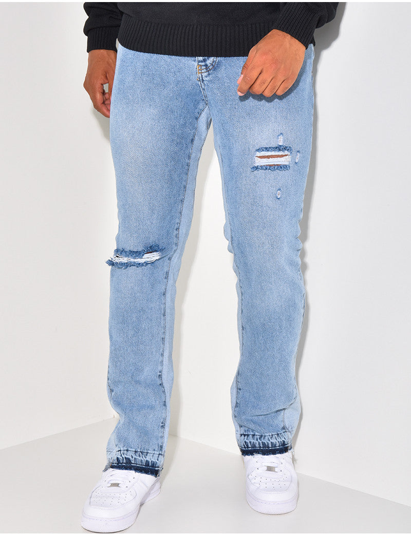 Jeans Flare Bleu