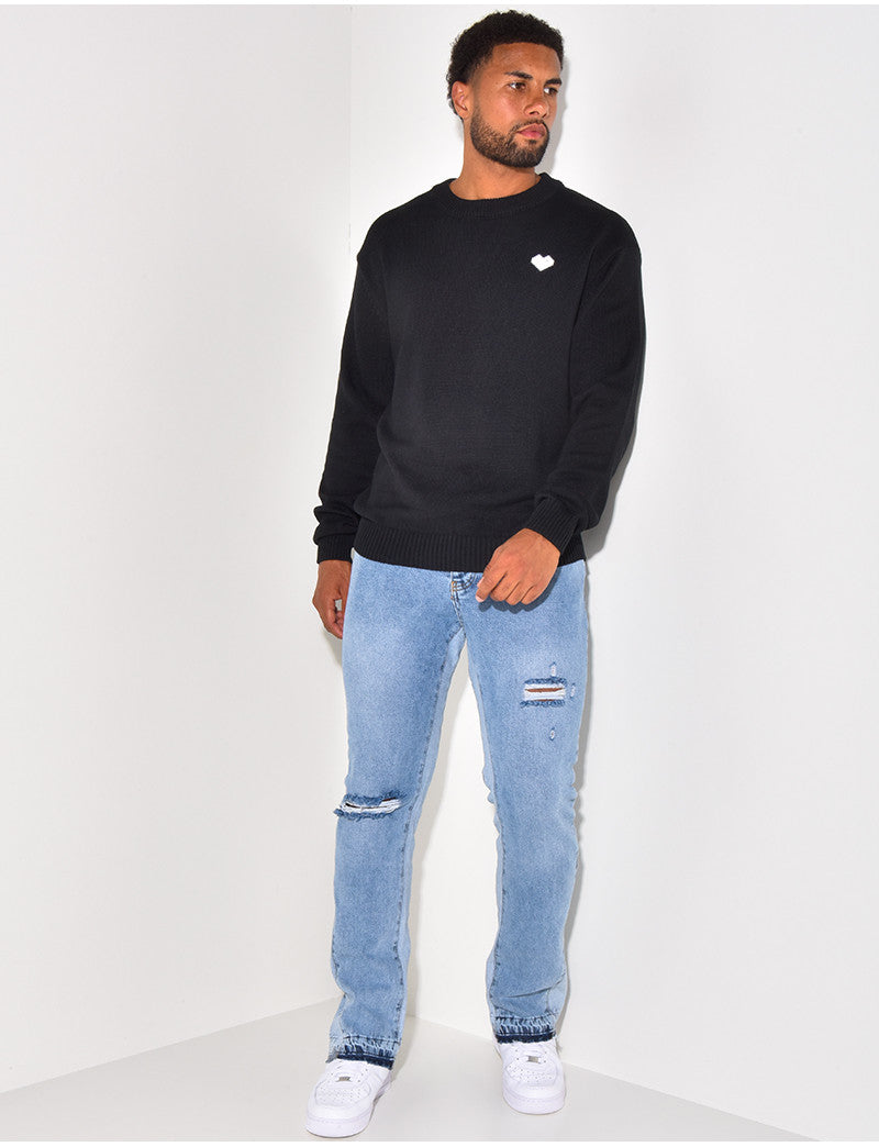 Jeans Flare Bleu