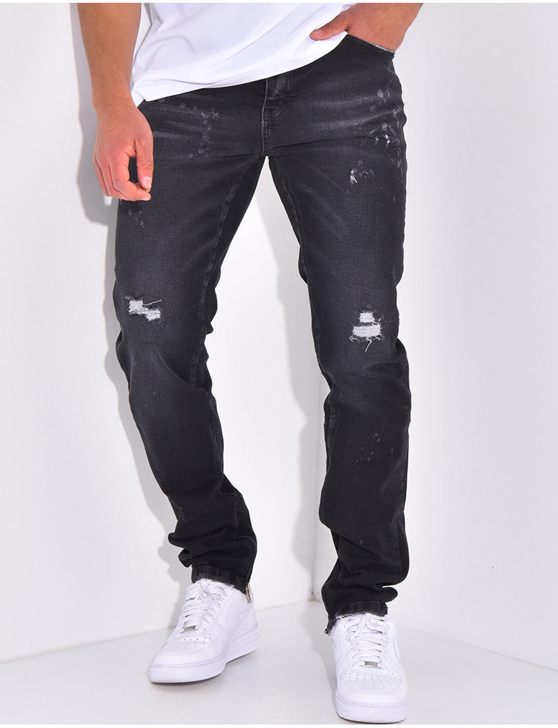 Jeans flare destroy