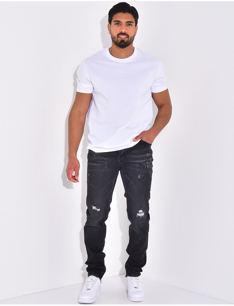 Jeans flare destroy