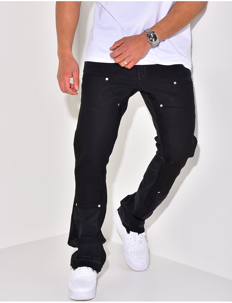 Jeans noir flare