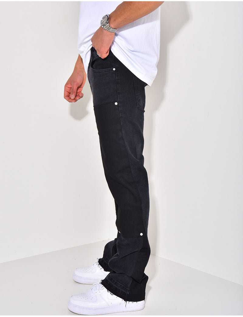 Jeans noir flare