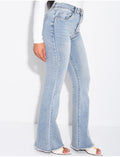 Jeans flare stretchy taille haute