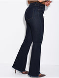 Jeans flare stretchy taille haute