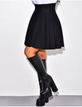 Jupe patineuse en laine