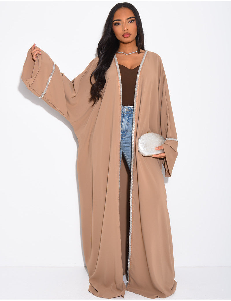 Kimono oversize à petites perles