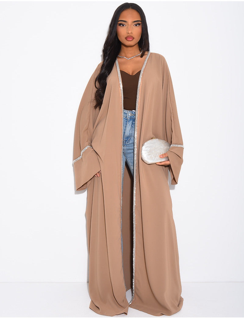 Kimono oversize à petites perles