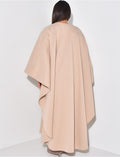 Cape longue en tissu texturé