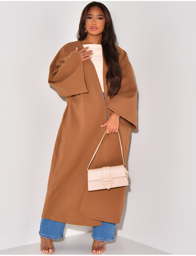 Kimono long et épais en feutrine