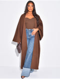Kimono long et épais en feutrine